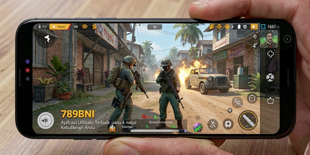 Screenshot utama 789BNI menampilkan antarmuka aplikasi Utility yang ramah pengguna.