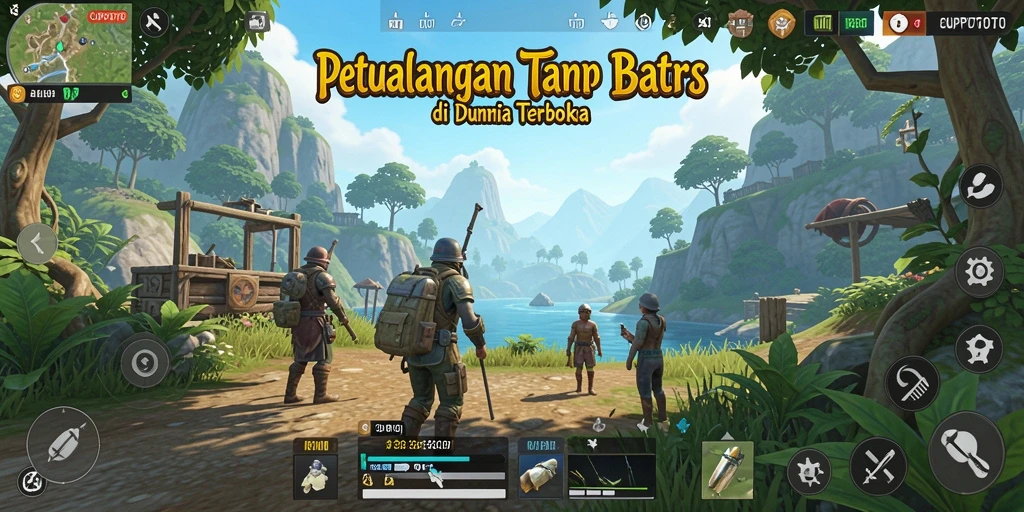 Tampilan gameplay Open World yang penuh petualangan.