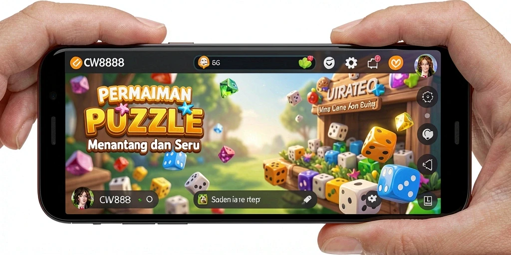 Gameplay Puzzle CW8888 dengan variasi tantangan menarik.