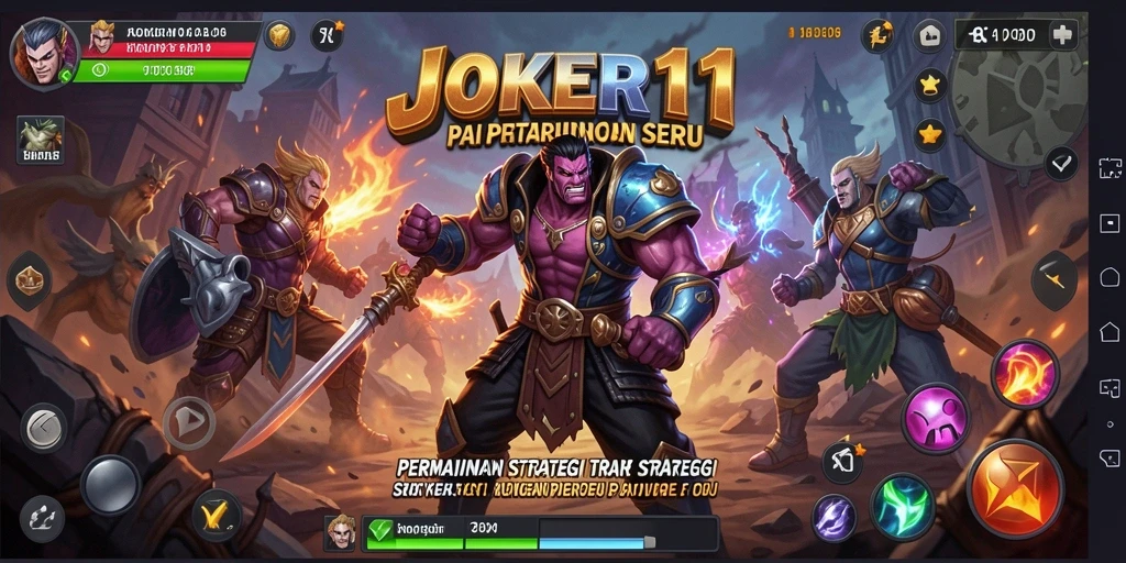 Tampilan gameplay menegangkan di JOKER11 dengan strategi seru.