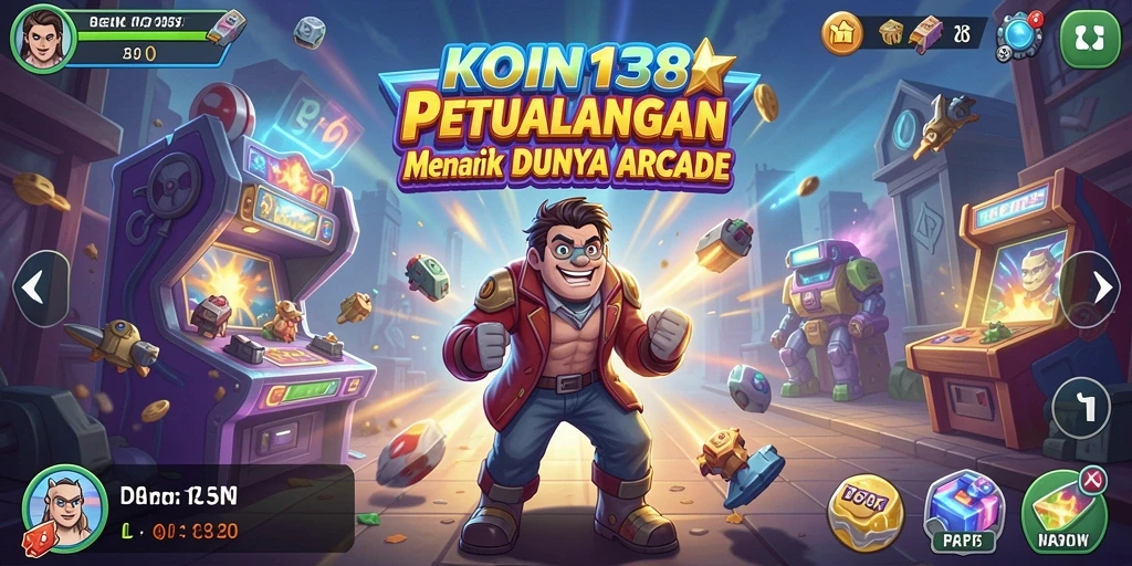 Tampilan screenshot KOIN138 menampilkan aksi seru dalam permainan Arcade.