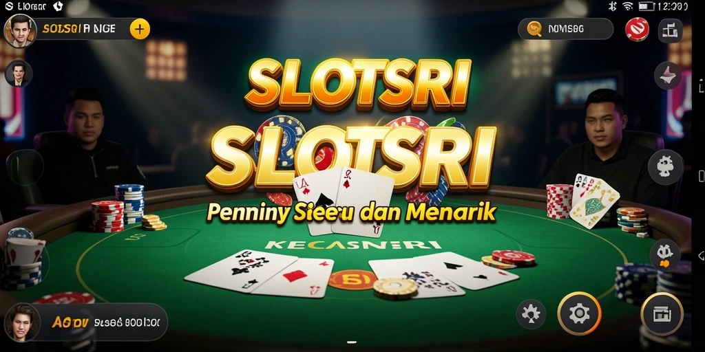Tangkapan layar utama SLOTSRI menampilkan aksi seru permainan Poker.
