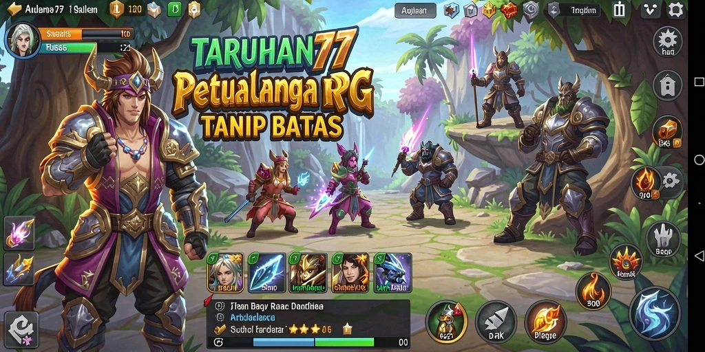 Tampilan gameplay TARUHAN77 yang memukau dan interaktif.